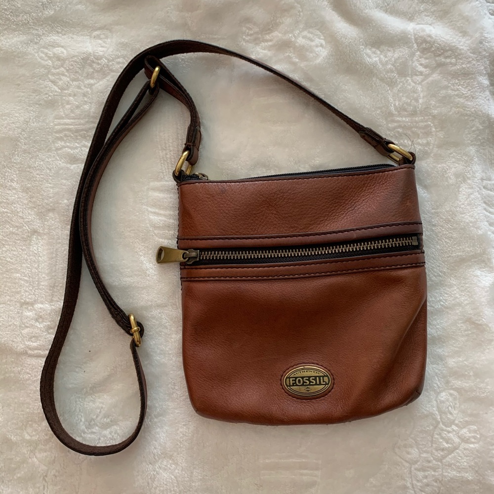 Brown Fossil Crossbody Purse